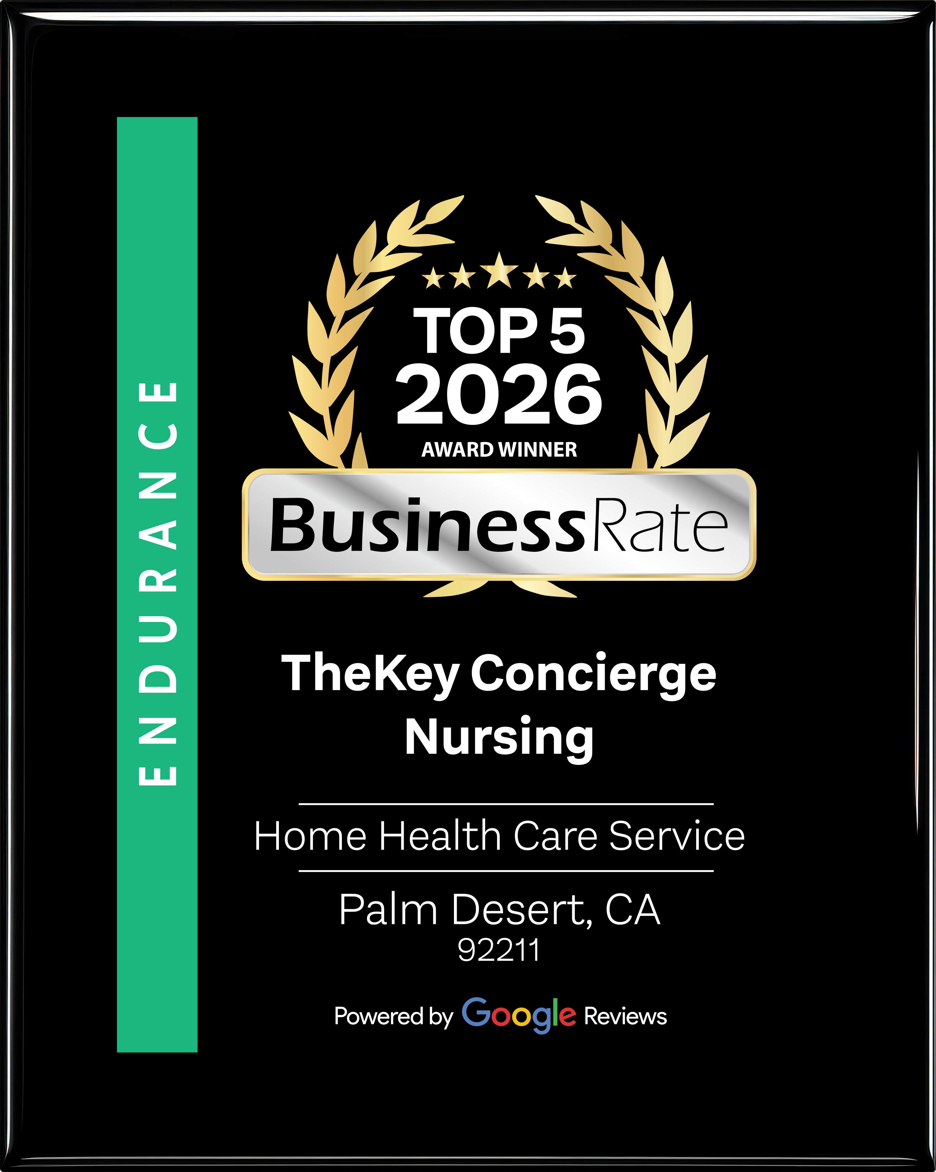 TheKey Concierge Nursing - BusinessRate Top 5 2026 Award Winner